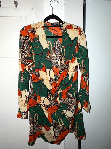 Boohoo wrap dress - uk, 12