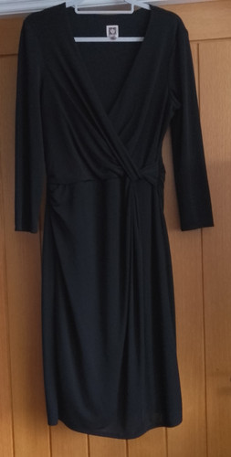Anne klein faux wrap twisted - klein,