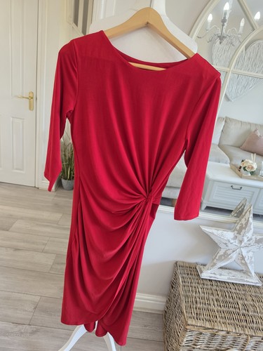 Wallis red cropped sleeve - red,