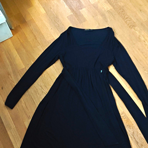 Ladies black long - black, sleeve