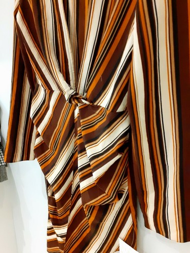 Ladies stylish striped brown - stylish,