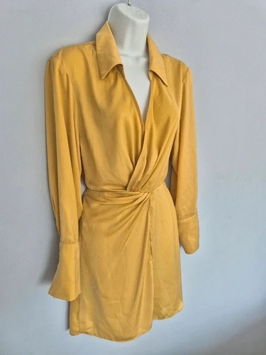 Mustard twist front shirt - twist,