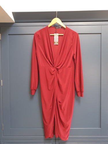 Lipsy red slinky twist front - slinky,